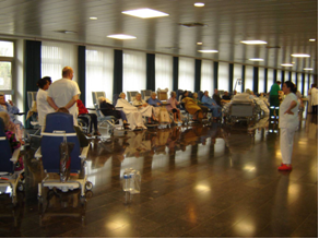 Rampopstelling grote hal Rampopstelling grote hal